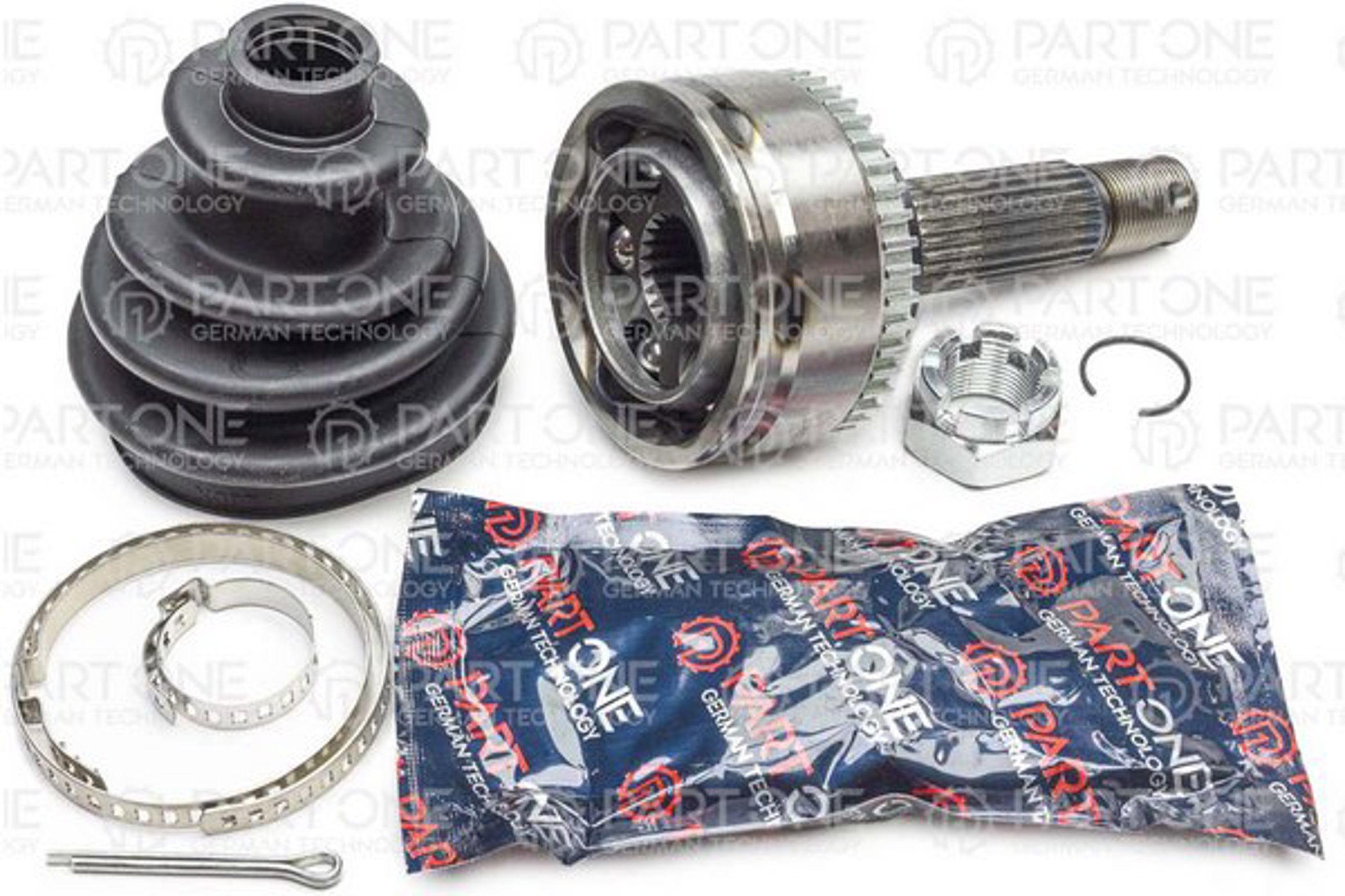 PART-ONE 1cv057 - ШРУС наружный с кольцом ABS 25x54x22 ABS 43T MITSUBISHI SPACE STAR 98-