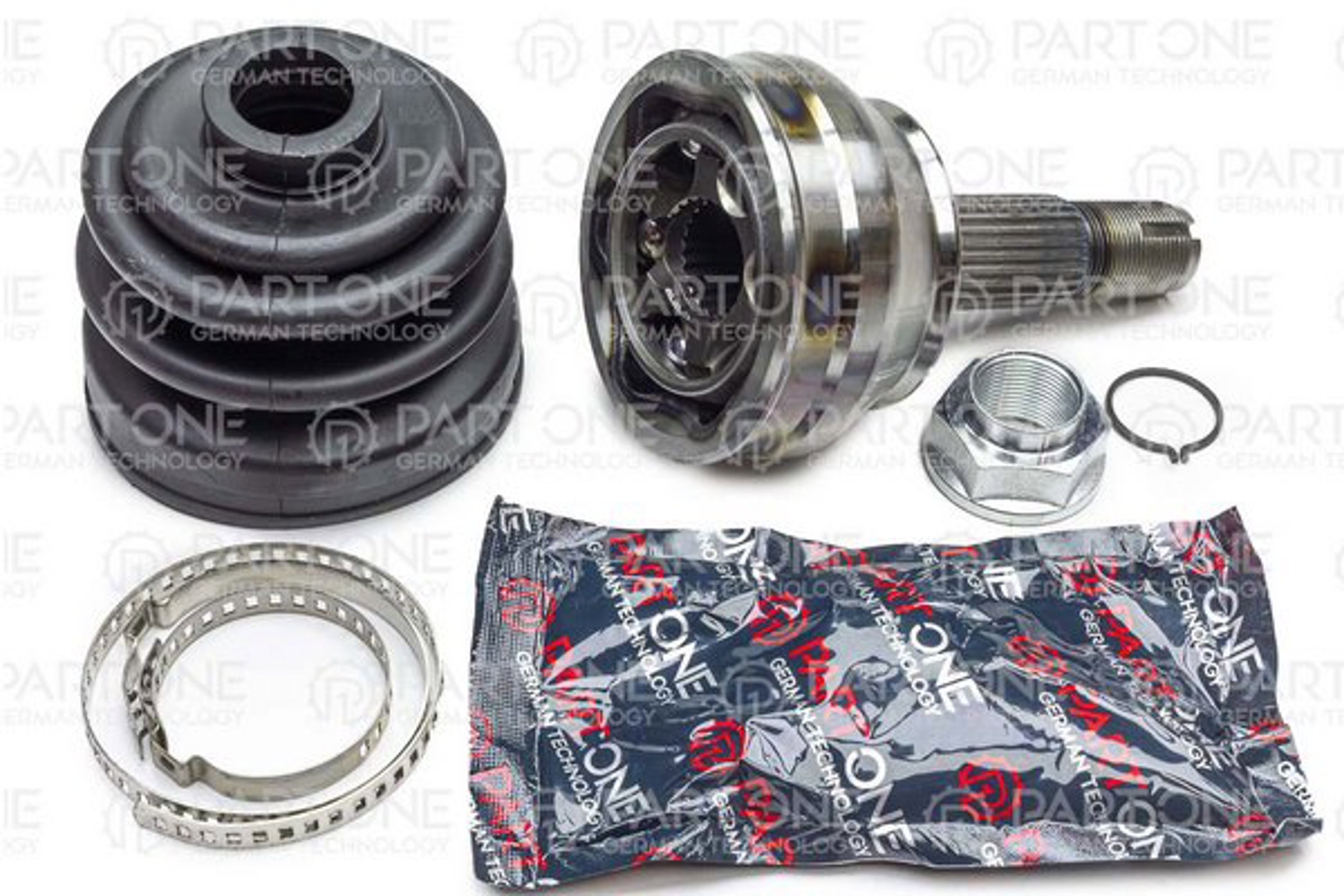 PART-ONE 1cv070 - ШРУС наруж 25x51x25 ALFA ROMEO 147 1.6/2.0 01-, FIAT BARCHETTA 1.8 16V 05/99-,BRAVA 1.9JTD 12/98-10/