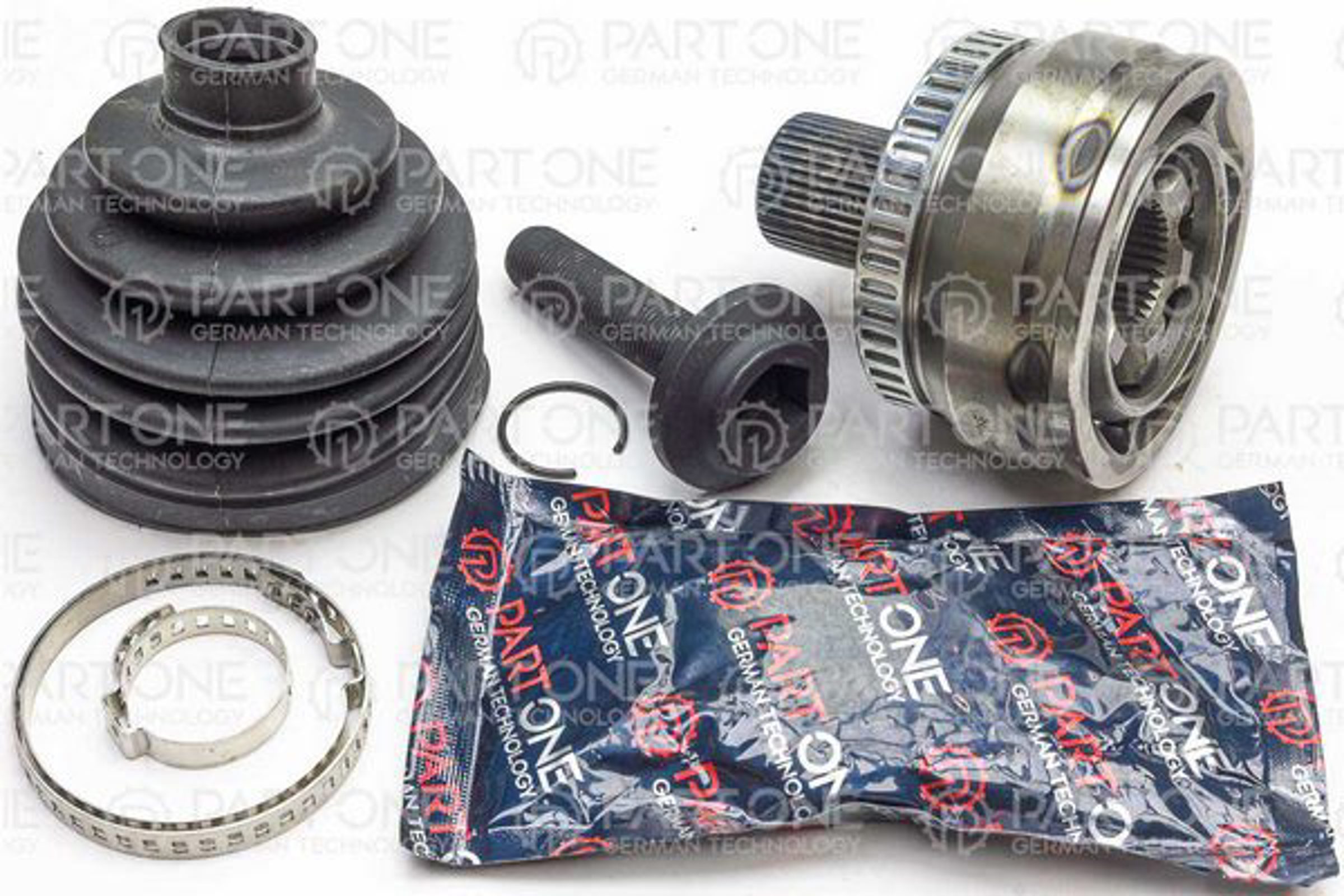 PART-ONE 1cv124 - Шрус наружн к-кт 38x59.5x33 abs:45t audi: a4 00-04, a4 avant 01-04, a4 кабрио 03-