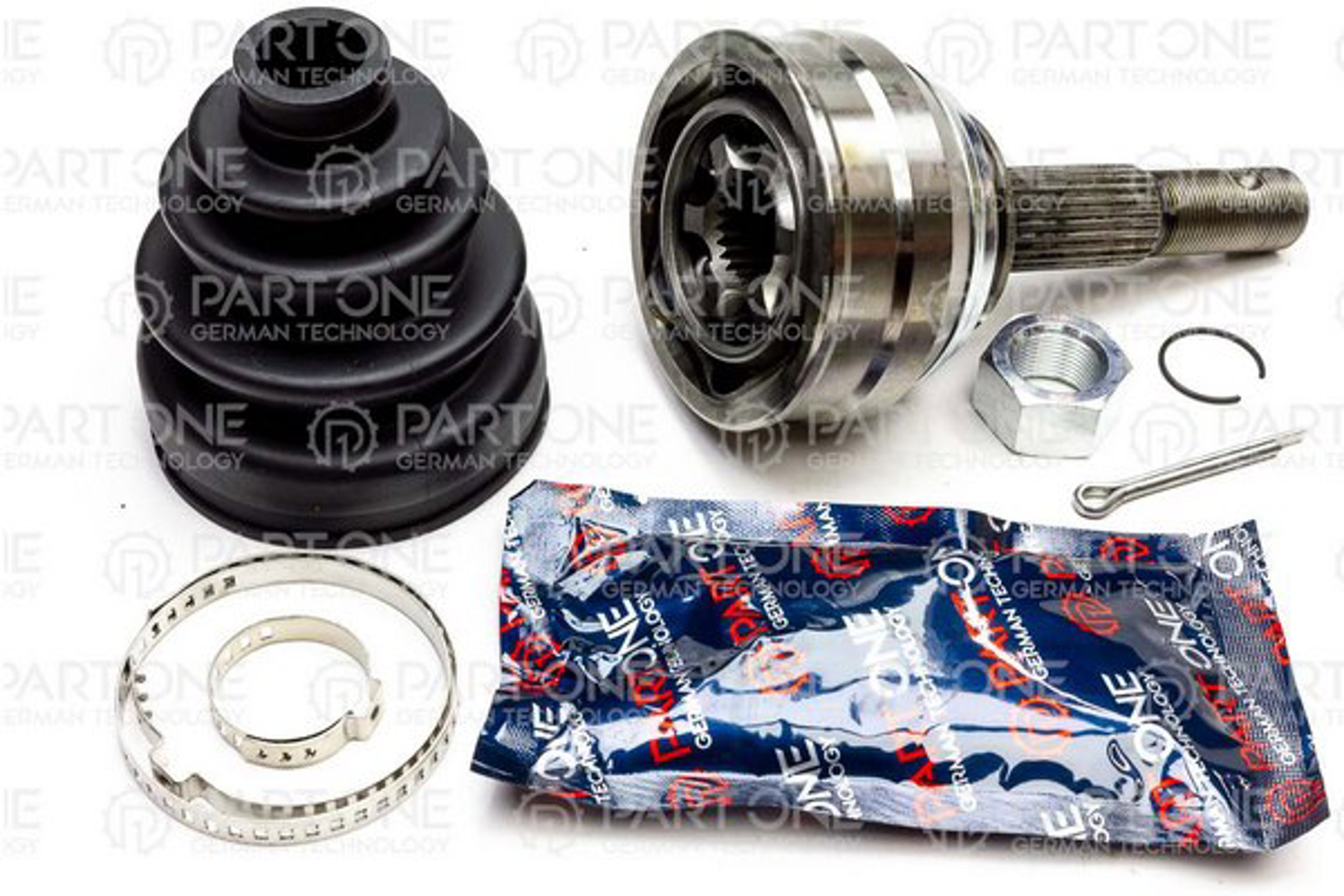 PART-ONE 1cv151 - Шрус наружн к-кт nissan: almera 1.6/2.0d 95-00, sunny 1.6 16v / (1.6 16v 4x4) / (2.0gti-r 4x4) 90-95