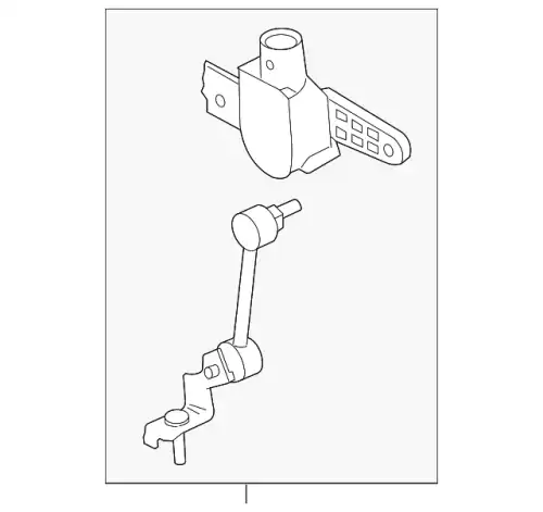 VAG 1k0941274c - датчик уровня подвески передн.