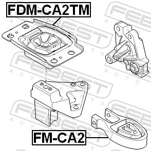 FEBEST FDM-CA2TM - Подушка двигателя