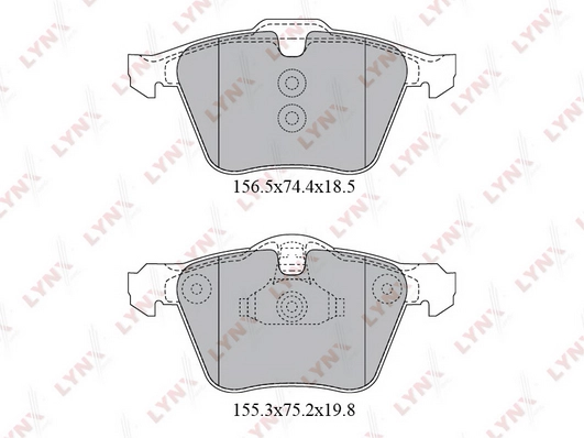 LYNXAUTO BD-7816 - Тормозные колодки 