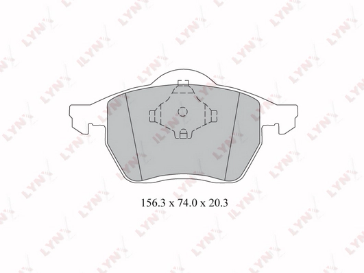 LYNXAUTO BD-3023 - Тормозные колодки 
