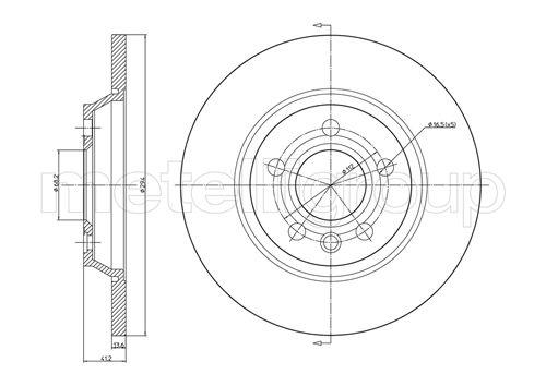 TRUSTING DF766 - Тормозные диски