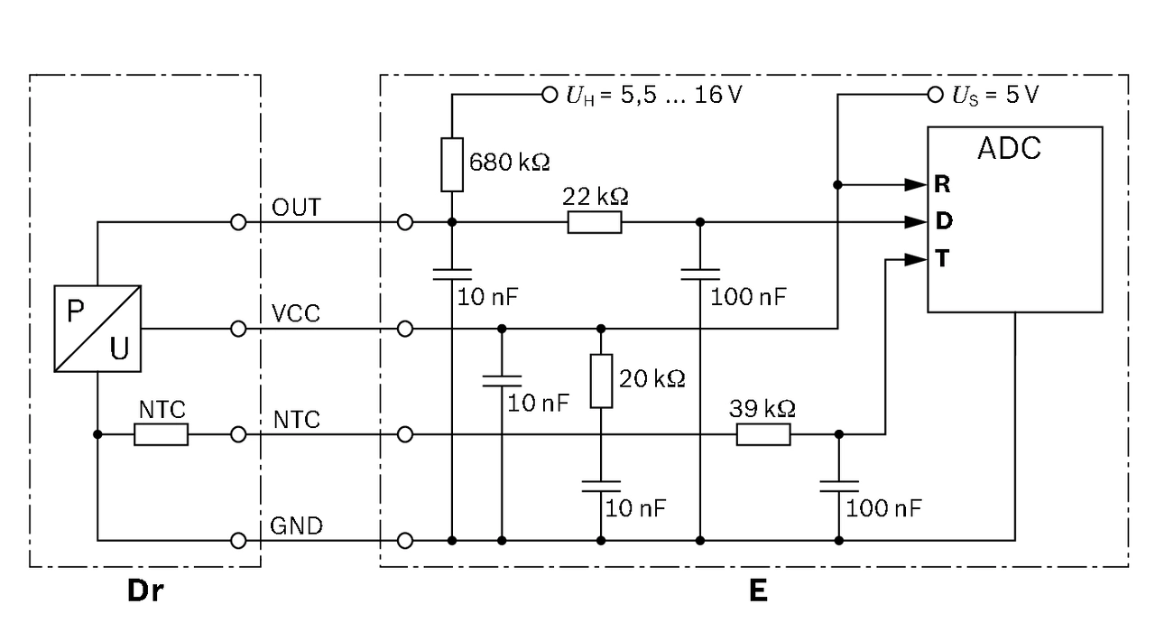 BOSCH 0 261 230 093 - Датчик давления топлива