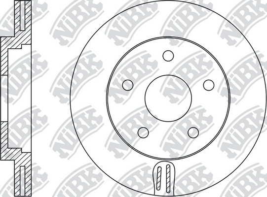 NIBK RN1520 - Тормозные диски