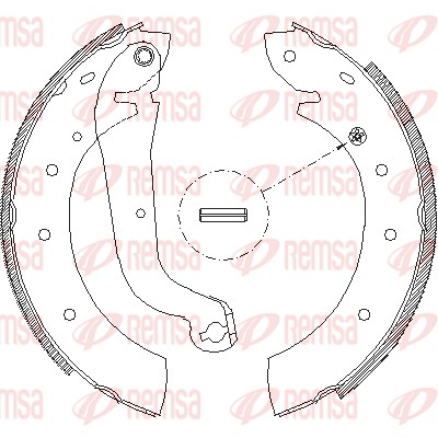 Колодки барабанные