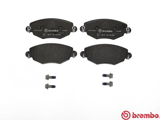 BREMBO P 24 060 - Комплект тормозных колодок, дисковый тормоз PRIME LINE