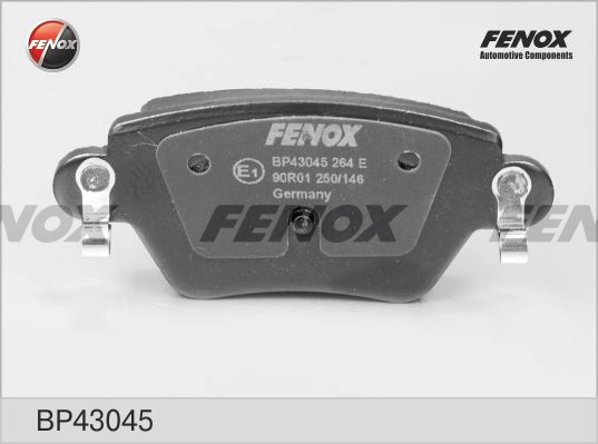 FENOX BP43045 - Тормозные колодки 
