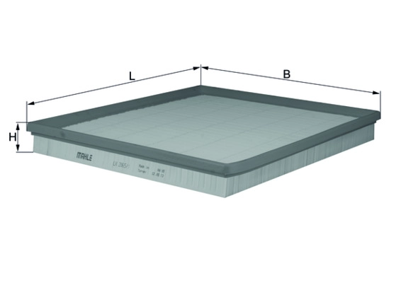 MAHLE LX 2065/1 - Воздушный фильтр