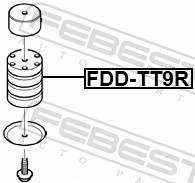 FEBEST FDD-TT9R - Отбойник амортизатора