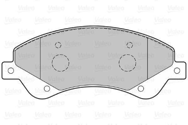 VALEO 301818 - Комплект тормозных колодок, дисковый тормоз FIRST