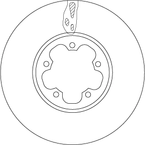 TRW DF6781S - Тормозные диски