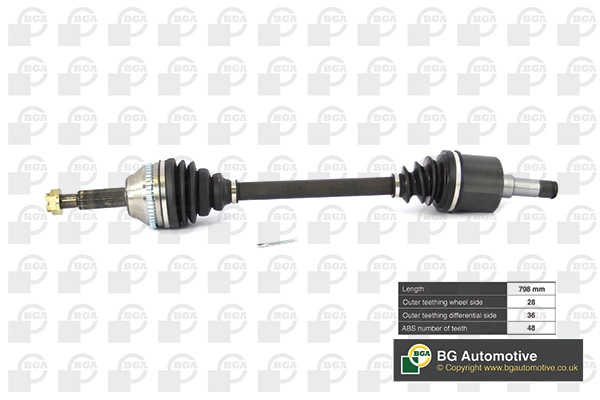 Приводной вал (полуось)