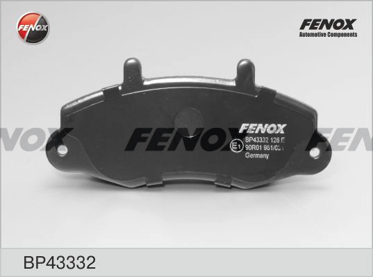 FENOX BP43332 - Тормозные колодки 