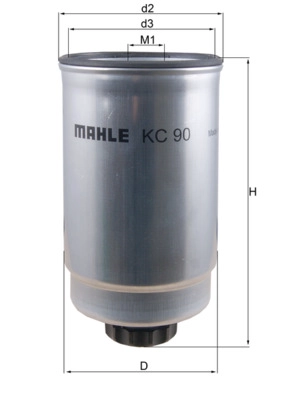 MAHLE KC 90 - Топливный фильтр