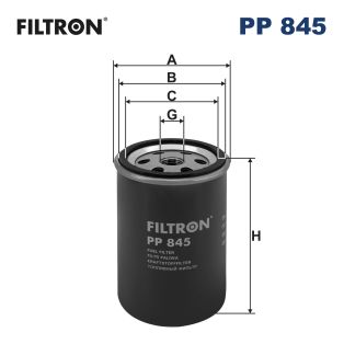 FILTRON PP845 - Топливный фильтр