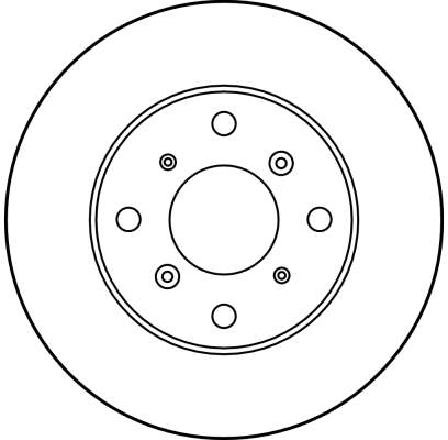 TRW DF3109 - Тормозные диски