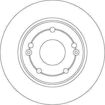 TRW DF4428 - Тормозные диски