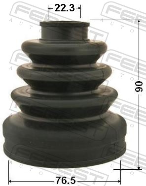 FEBEST 0315-CRV - Пыльник ШРУСа