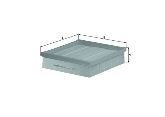 MAHLE LX 1049 - Воздушный фильтр