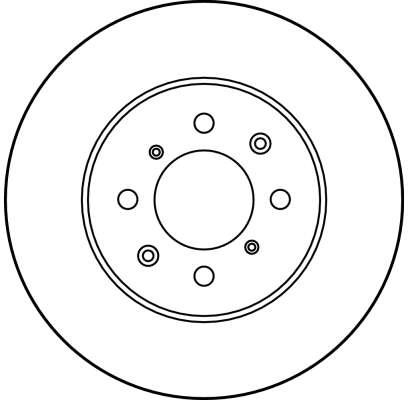 TRW DF3021 - Тормозные диски