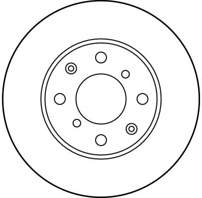 TRW DF1436 - Тормозные диски