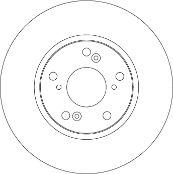 TRW DF4486 - Тормозные диски
