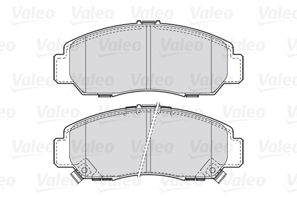 VALEO 301887 - Комплект тормозных колодок, дисковый тормоз FIRST