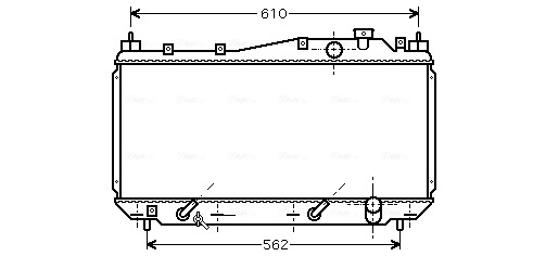 AVA QUALITY COOLING HD2114 - Радиатор охлаждения