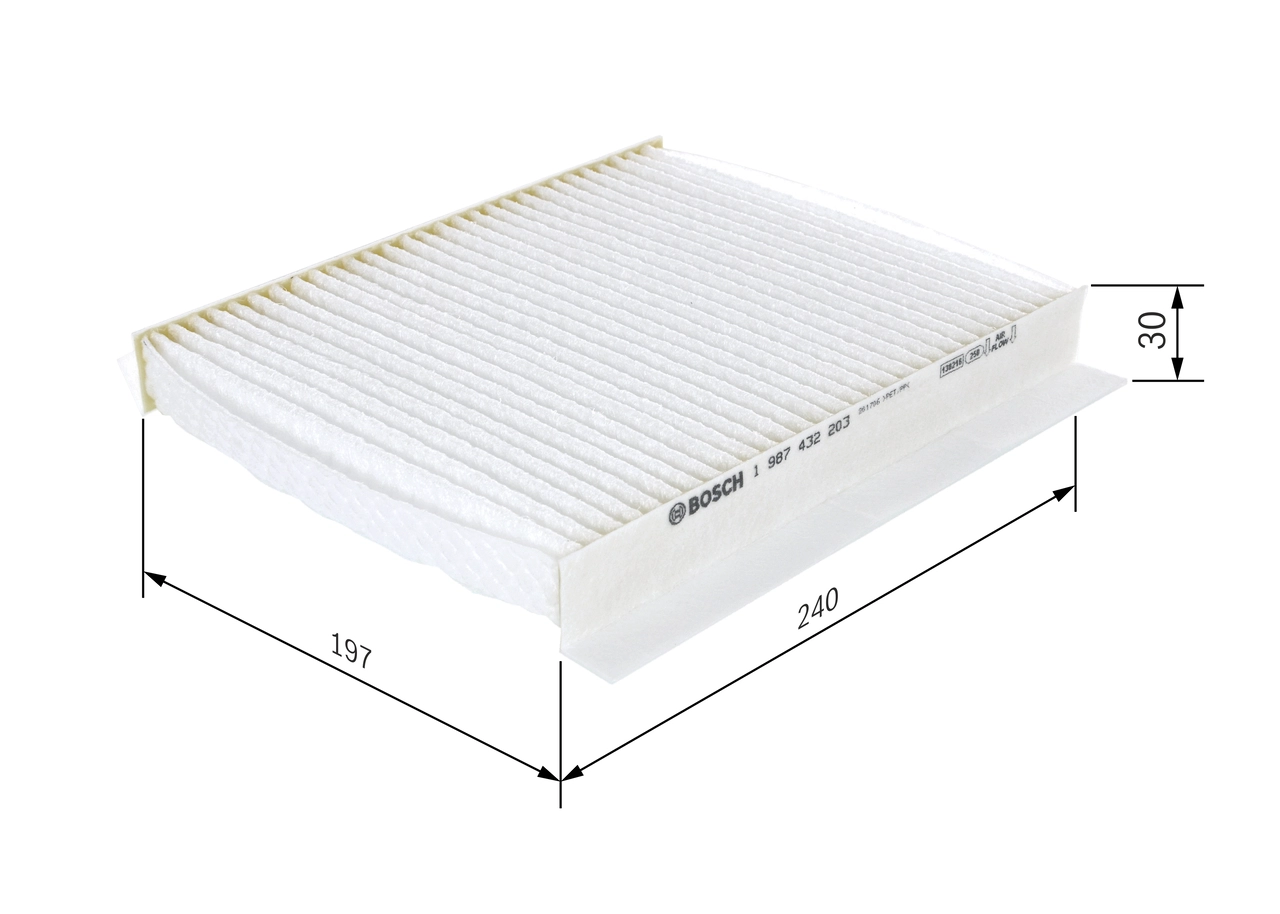 BOSCH 1 987 432 203 - Салонный фильтр