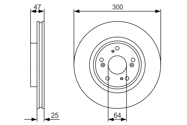 BOSCH 0 986 479 R24 - Тормозные диски
