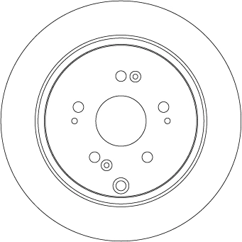 TRW DF7374 - Тормозные диски
