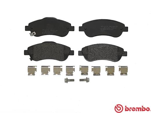 BREMBO P 28 045 - Комплект тормозных колодок, дисковый тормоз PRIME LINE