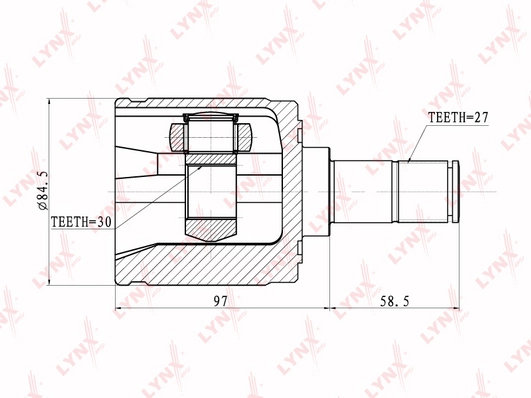 LYNXAUTO CI-3403 - ШРУС