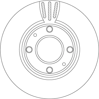 TRW DF4496 - Тормозные диски