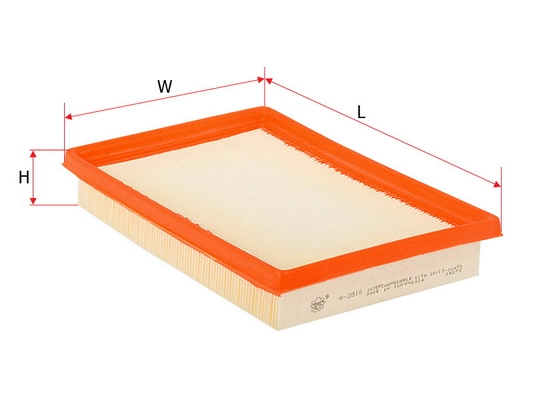 SAKURA AUTOMOTIVE A-2816 - Воздушный фильтр