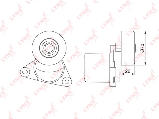 Натяжитель ремня генератора
