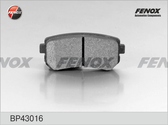 FENOX BP43016 - Тормозные колодки 