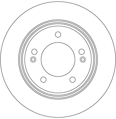 TRW DF6627 - Тормозные диски