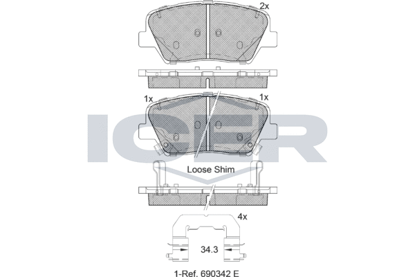 Тормозные колодки 