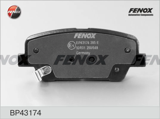 FENOX BP43174 - Тормозные колодки 