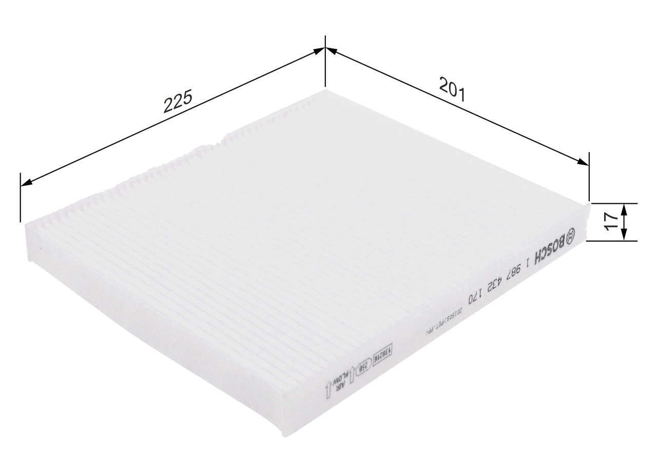 BOSCH 1 987 432 170 - Салонный фильтр