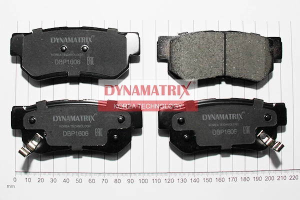 DYNAMATRIX DBP1606 - Тормозные колодки 