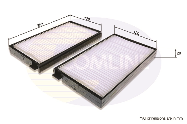 COMLINE EKF358-2 - Салонный фильтр