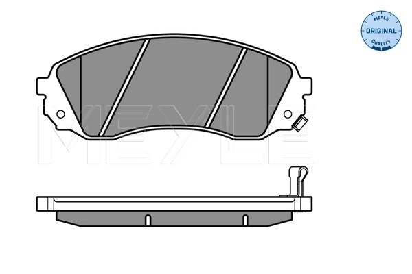 MEYLE 025 245 9717/W - Комплект тормозных колодок, дисковый тормоз MEYLE-ORIGINAL: True to OE.