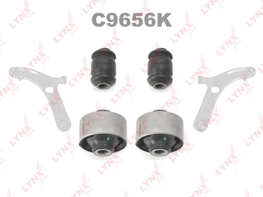 LYNXAUTO C9656K - Подвеска, рычаг независимой подвески колеса KIT