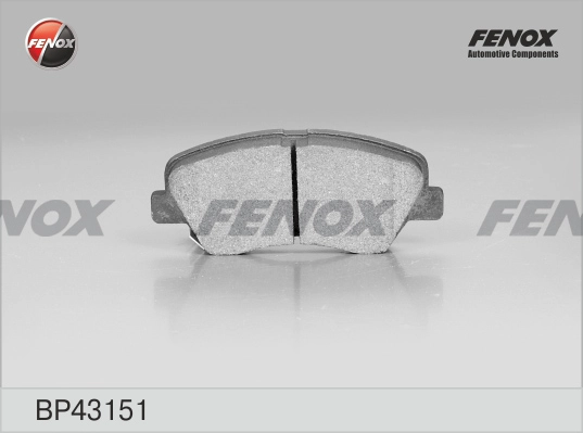 FENOX BP43151 - Тормозные колодки 