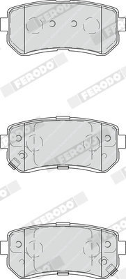FERODO FDB4235 - Комплект тормозных колодок, дисковый тормоз PREMIER ECO FRICTION
